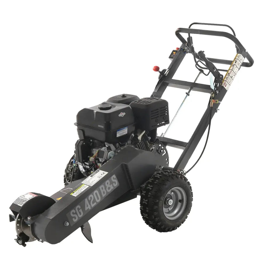 BlackStone-Rogneuse de souches BlackStone SG 420 B&S ES PRO – Moteur B&S XR2100 420cm3 Lomibois