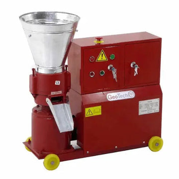 Machine à pellets Triphasée 5,3 CV GeoTech - Fabrication de pellet pour le chauffage-Neuf Lomibois
